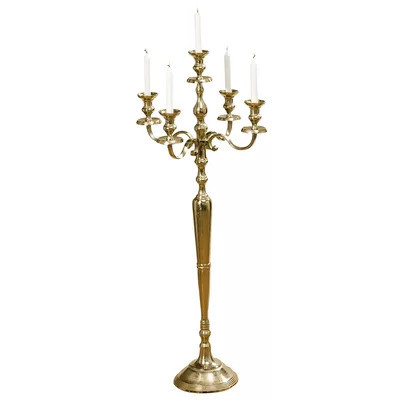 Tall Five Metal Candelabra, 47.25 Inches | Wayfair North America