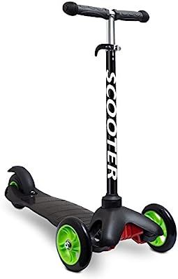 Scooters for Kids Toddler Scooter - Deluxe Aluminum 3 Wheel Glider w/Kick n Go, Lean 2 Turn Wheel... | Amazon (US)
