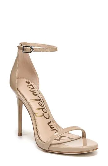 Women's Sam Edelman Ariella Ankle Strap Sandal, Size 12 M - Beige | Nordstrom