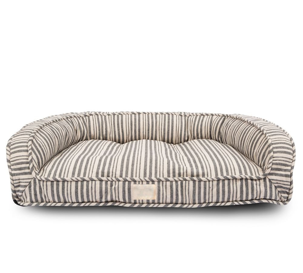 Harry Barker Striped Lounger Pet Bed | Pottery Barn (US)