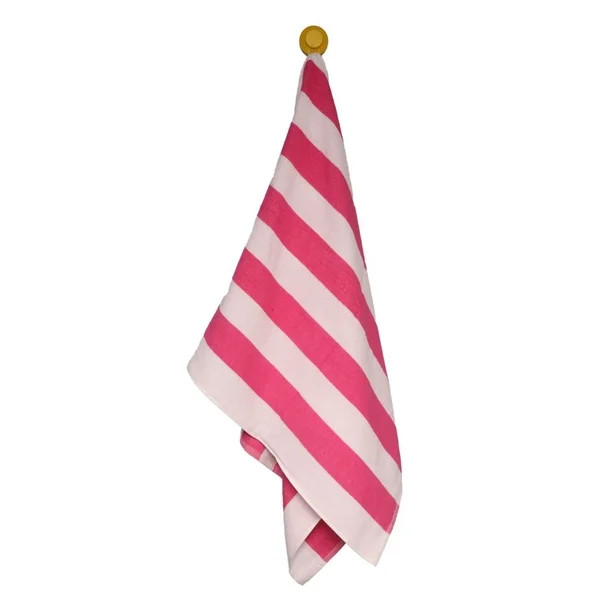 Mainstays Cabana Beach Towel, Size 28" x 58", Pink | Walmart (US)