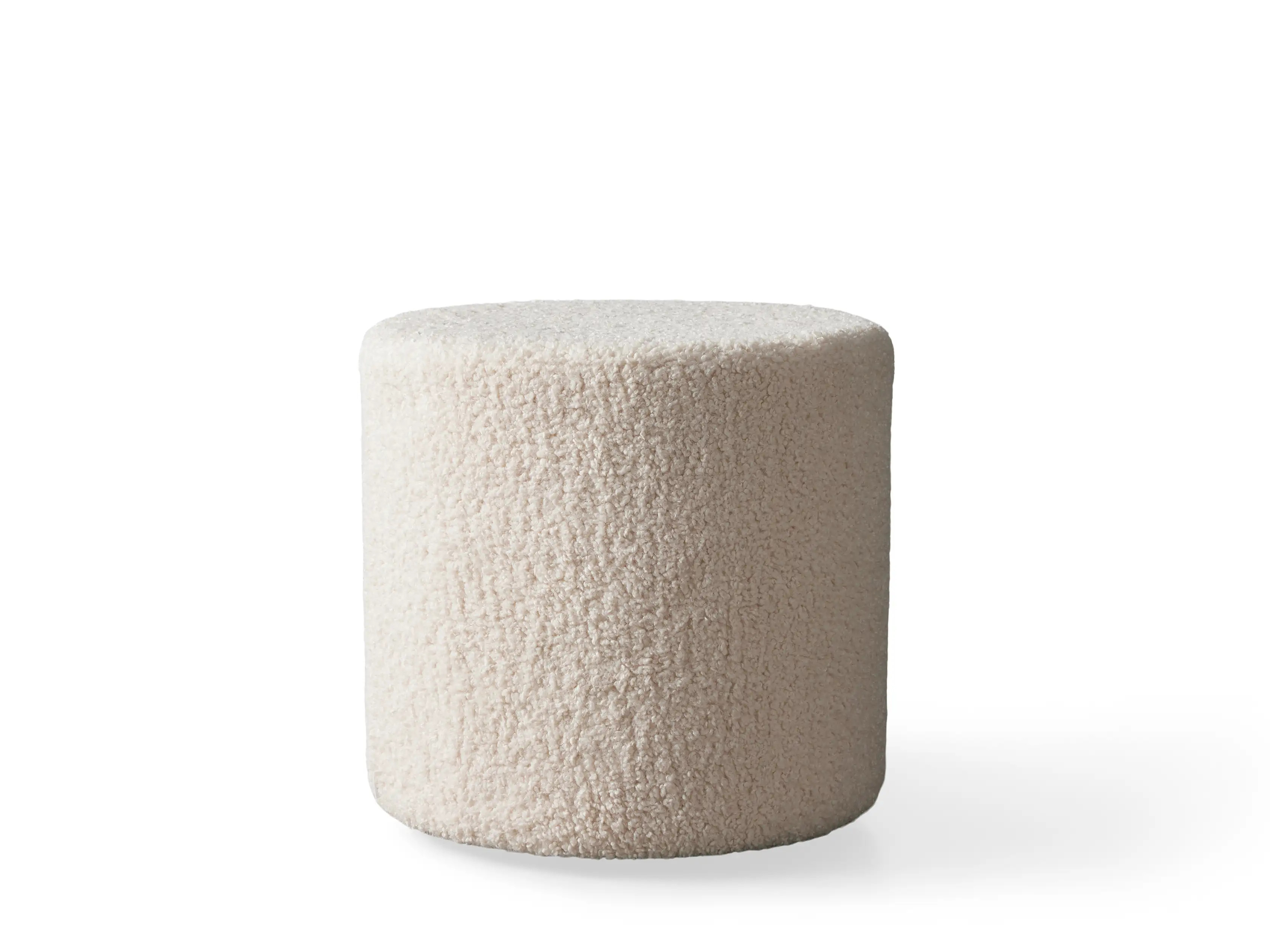 Faux Sherpa Pouf | Arhaus