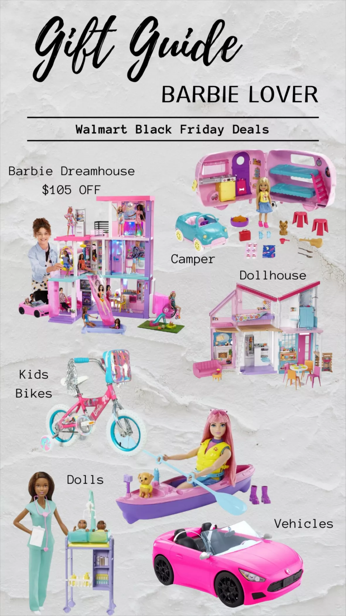 Barbie Deluxe Special Edition 60th DreamHouse Playset with 2 Dolls, Car &  100+ Pieces 