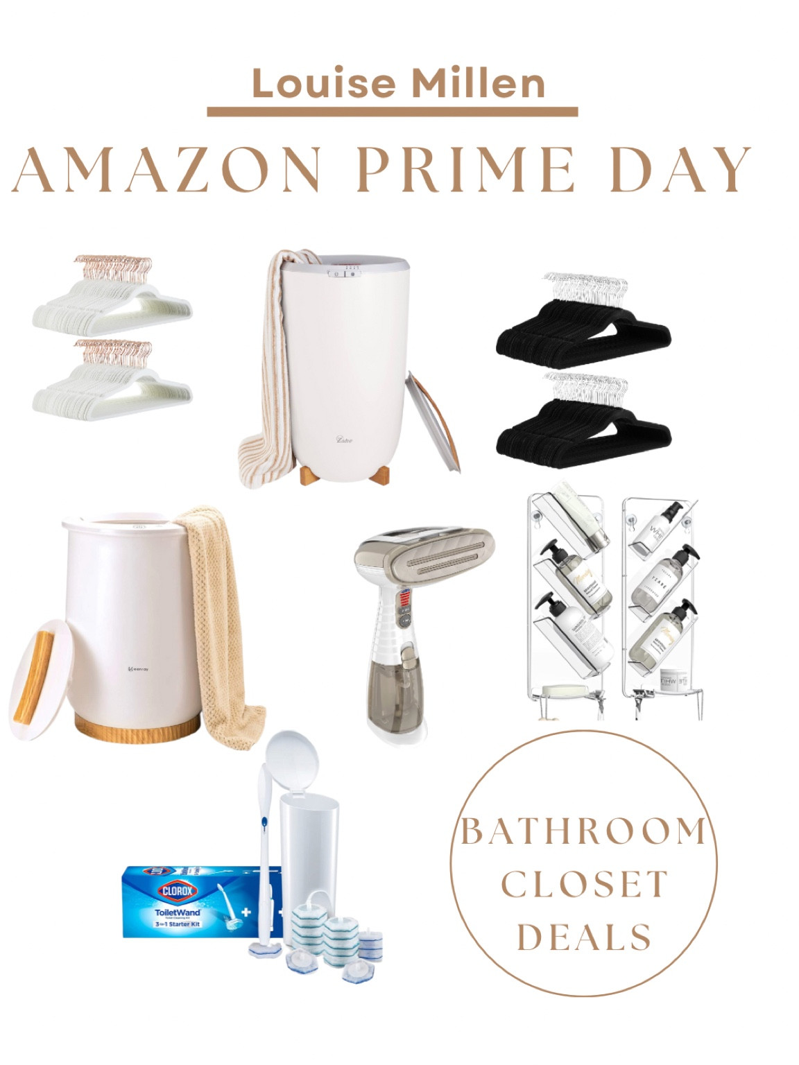 Bathroom and closet deals #amazonprimeday #amazonprime #bathroom #homeessentials 

#LTKhome #LTKxPrimeDay #LTKsalealert