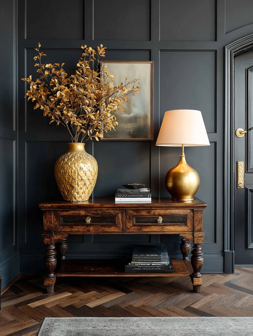 Console tables don’t need to be overcrowded to look luxurious.
The secret to a designer-style console table is restraint. One gorgeous statement lamp, a small stack of coffee table books, and either a mirror or artwork is all you need to create an elevated look.

If you love drama, add an oversized vase, branch arrangement, or floral moment. If you prefer timeless elegance, keep it minimal and let beautiful lighting, rich wood tones, and texture do the talking. Pick two to three statement pieces, style with intention, and stop there.

This is how you achieve classic luxury home décor, European-inspired interiors, and a high-end entryway or living room console—effortless, warm, and timeless.

#ConsoleTableDecor #ConsoleTableStyling #LuxuryHomeDecor #DesignerInspiredHome #StatementLamp #HomeDecorEssentials #ModernClassicDecor #TimelessInteriors #EntrywayDecor #LivingRoomDecor #CoffeeTableBooks #InteriorStyling #LuxuryLighting #ElegantHome 

 #LTKHome