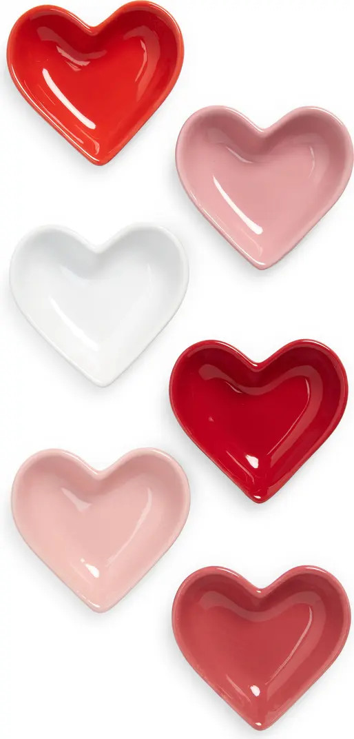 Set of 6 Valentine Pinch Bowls | Nordstrom