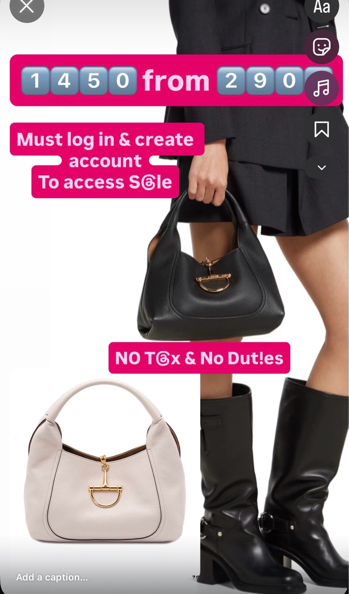 Gucci bag sale
Must create account and  log in to access sale

#LTKSaleAlert #LTKootd #LTKfitnessgoals