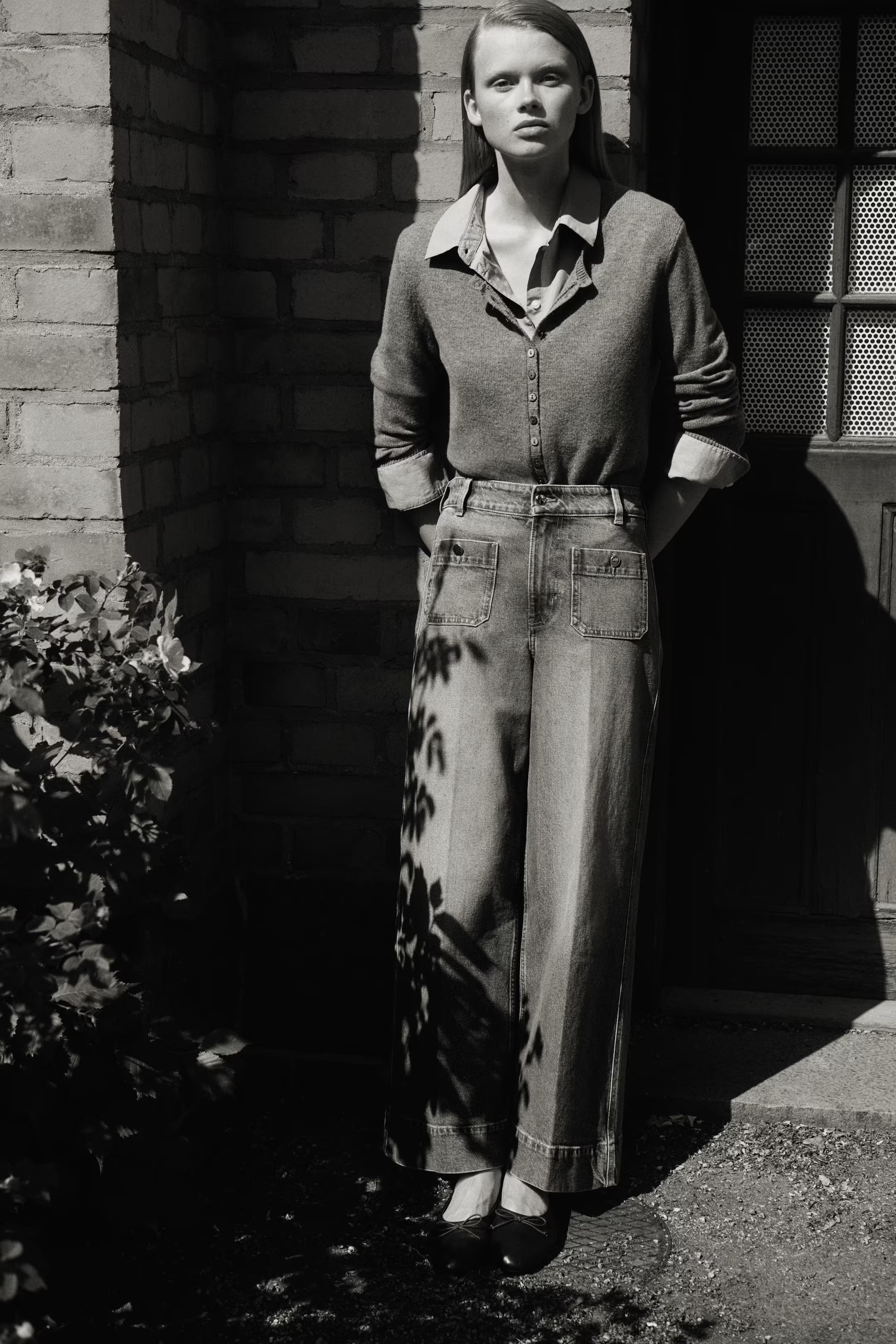 Wide High Ankle Jeans | H&M (US + CA)