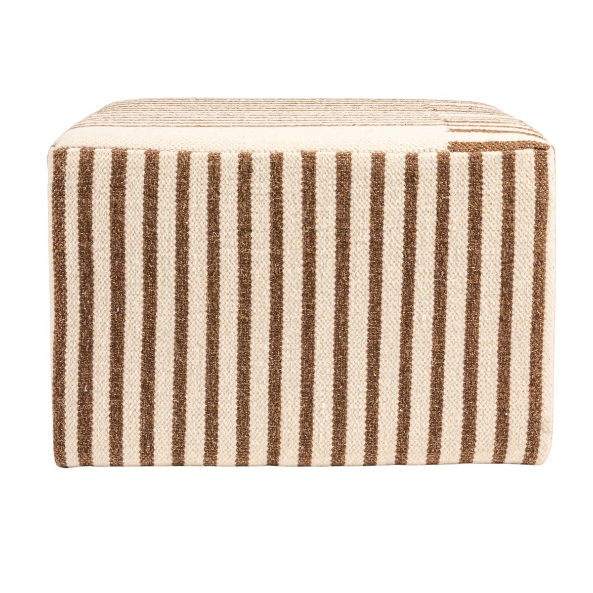 Breck Wool Upholstered Ottoman | Joss & Main