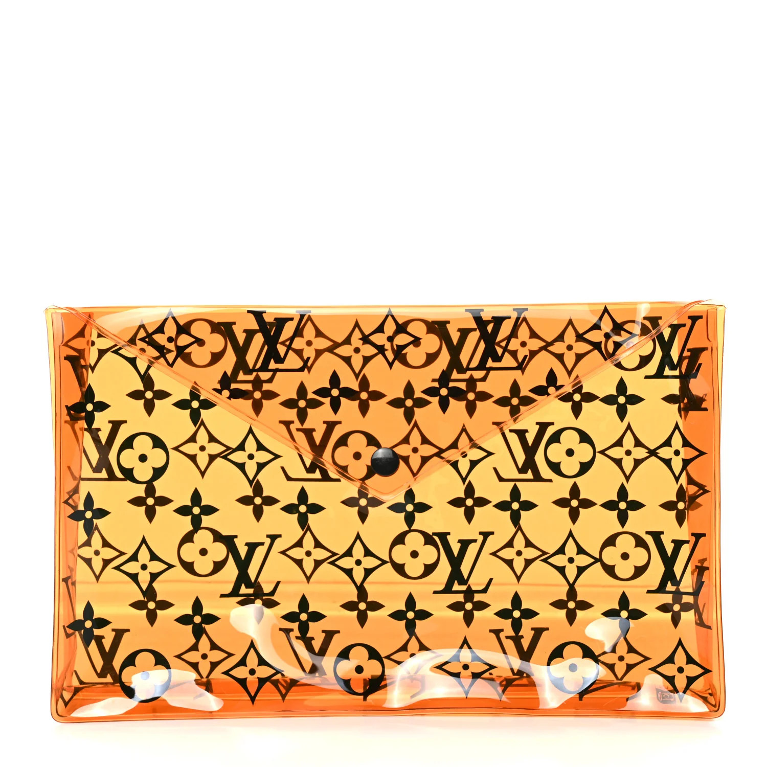 Louis Vuitton PVC Monogram Printed Envelope Pouch Orange 1875423 | FASHIONPHILE (US)