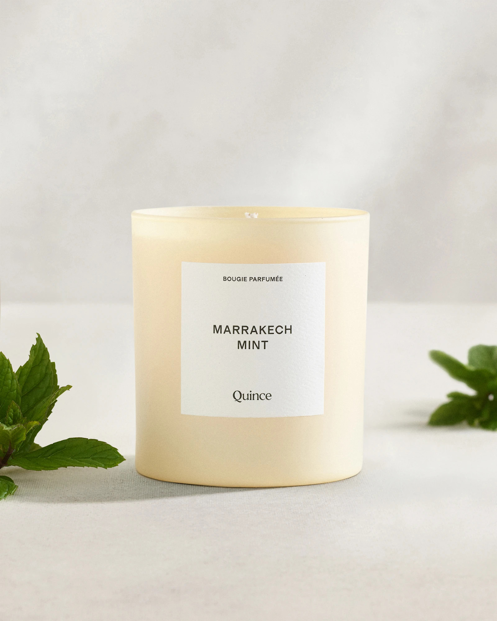 Quince | Marrakech Mint Candle, Plant-Based Wax | Quince
