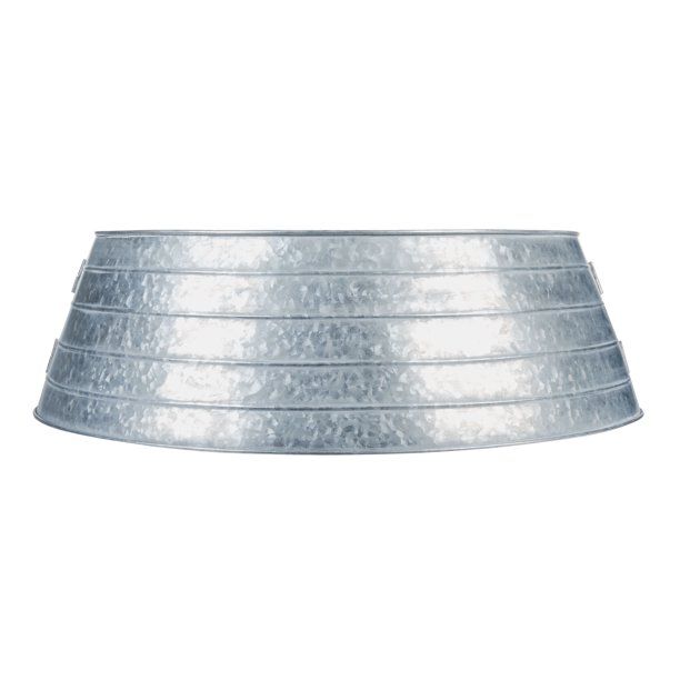 Holiday Time 27 Inch Galvanized Tree Collar - Walmart.com | Walmart (US)