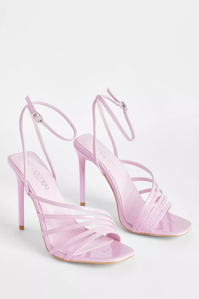 Wide Fit Multi Strap 2 Part Sandal | Boohoo.com (UK & IE)