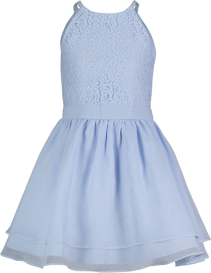 Calvin Klein Girls Legacy Party Dress, Fit and Flare Silhouette | Amazon (US)
