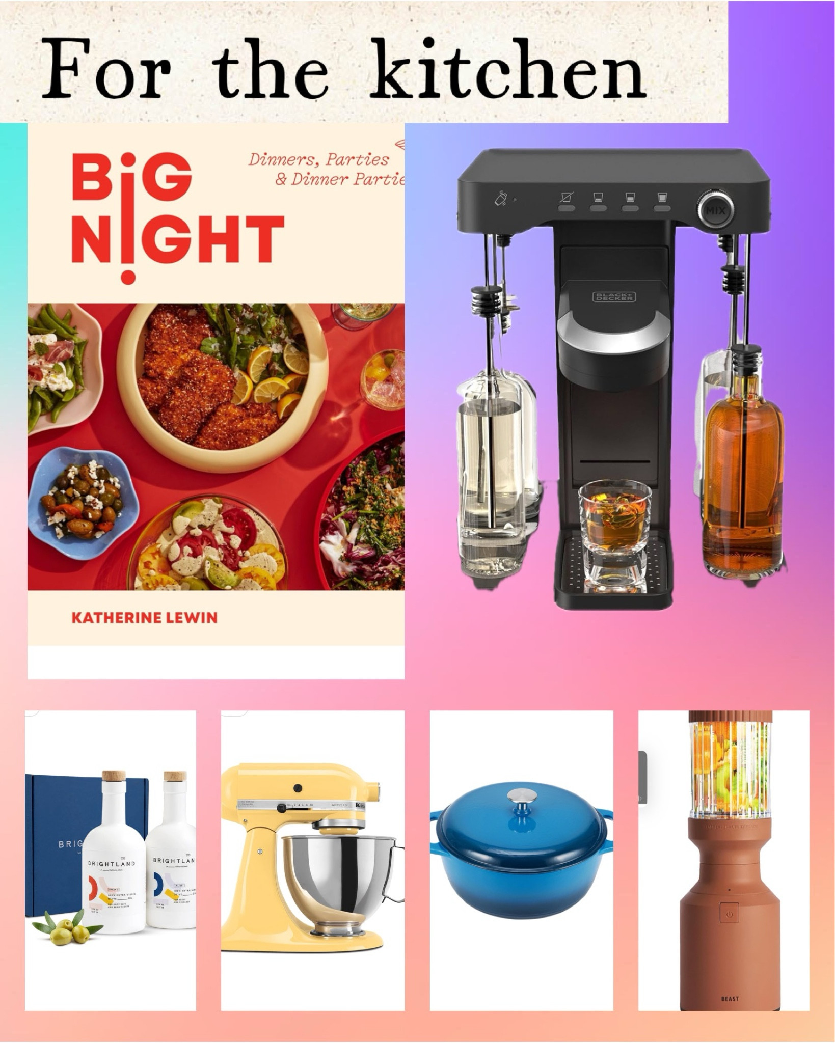 For the kitchen

#LTKGiftGuide #LTKHoliday #LTKSaleAlert