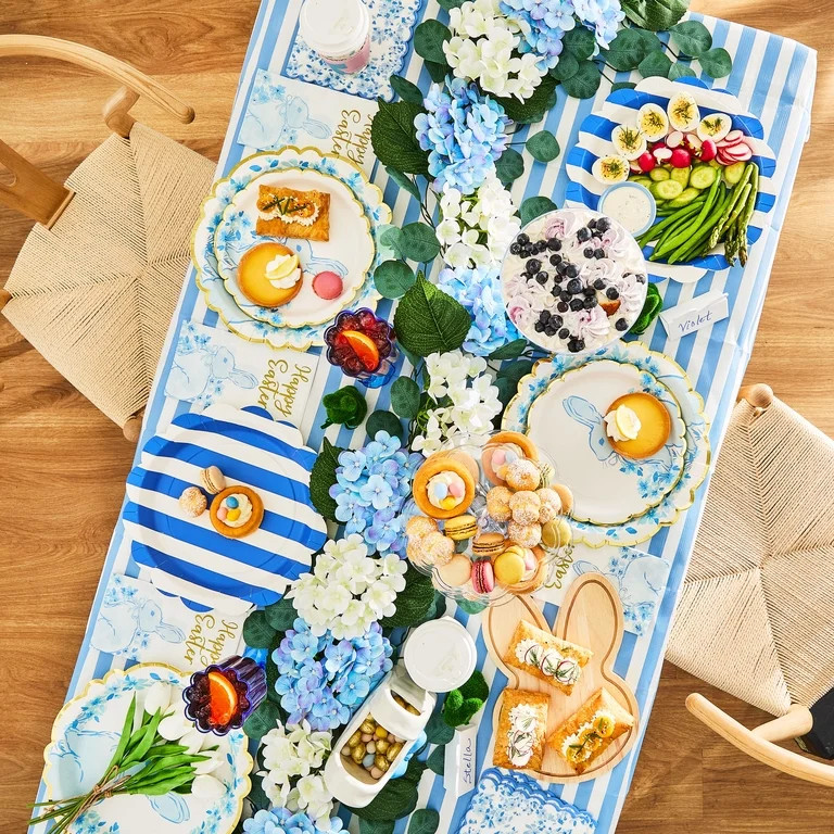 Blue Bunny Disposable Paper Plates, 11.5", 8 Count, Easter by Way To Celebrate | Walmart (US)