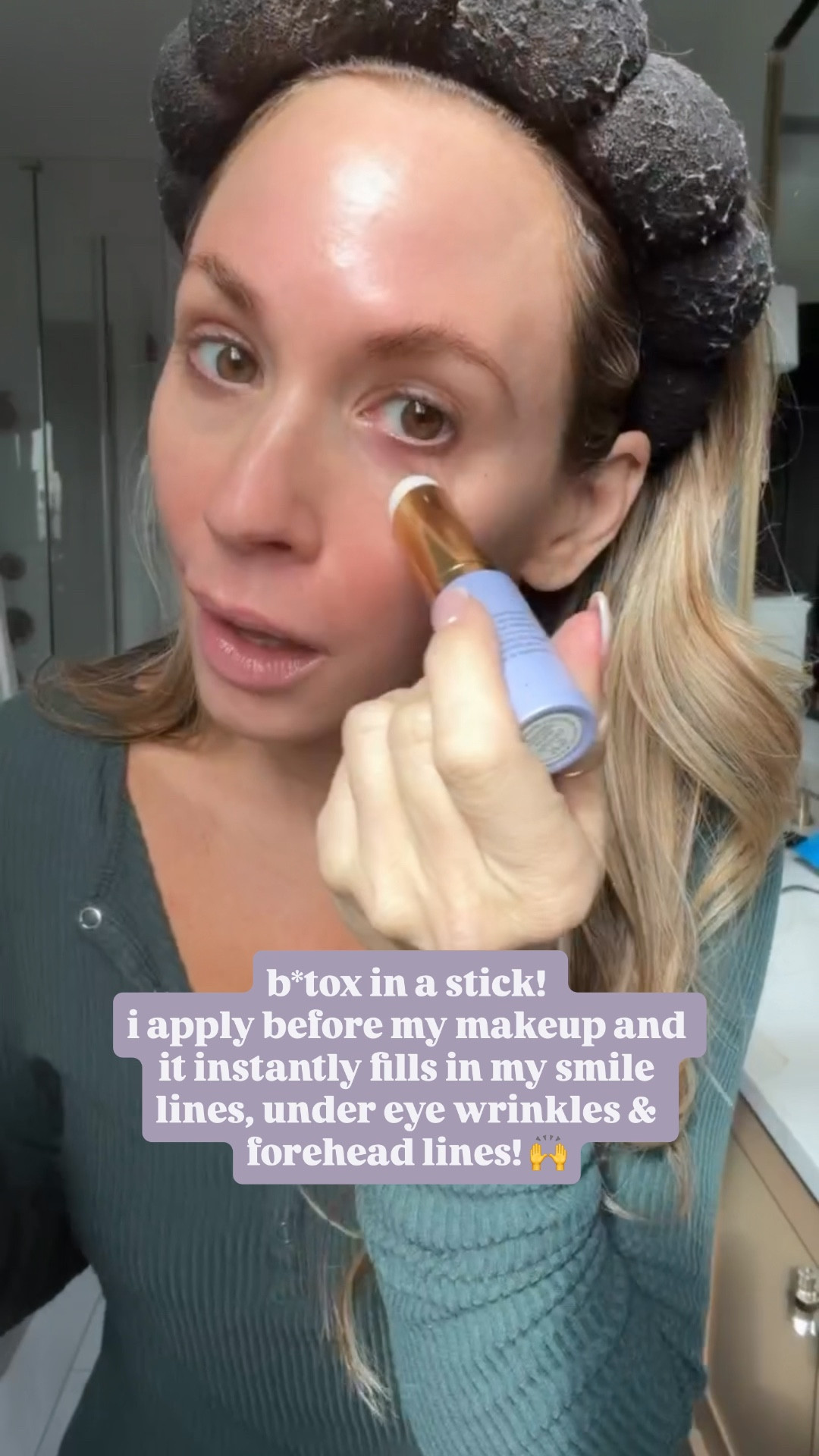Viral B*tox Stick! I apply this after skincare but before my makeup. It instantly plumps my smile lines, under eye lines, and forehead lines. #LTKFindsUnder50 

#LTKdayinmylife #LTKmomlife #LTKgrwm
