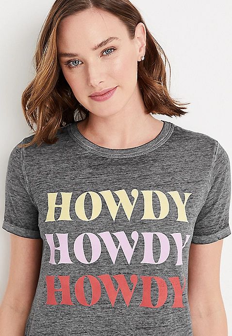 Howdy Graphic Tee | Maurices