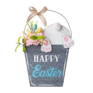 Glitzhome® 18" Easter Wooden Bunny Eggs Wall Décor | Michaels Stores