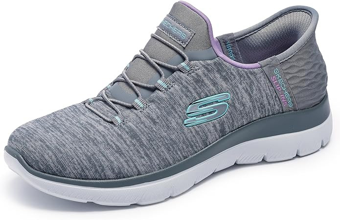 Skechers Women's Summits - Dazzling Haze Hands-Free Slip-Ins - Memory Foam Insole, Heel Pillow, V... | Amazon (US)