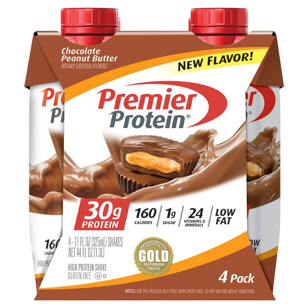 Premier Protein Shake - Peanut Butter - 4pk | Target