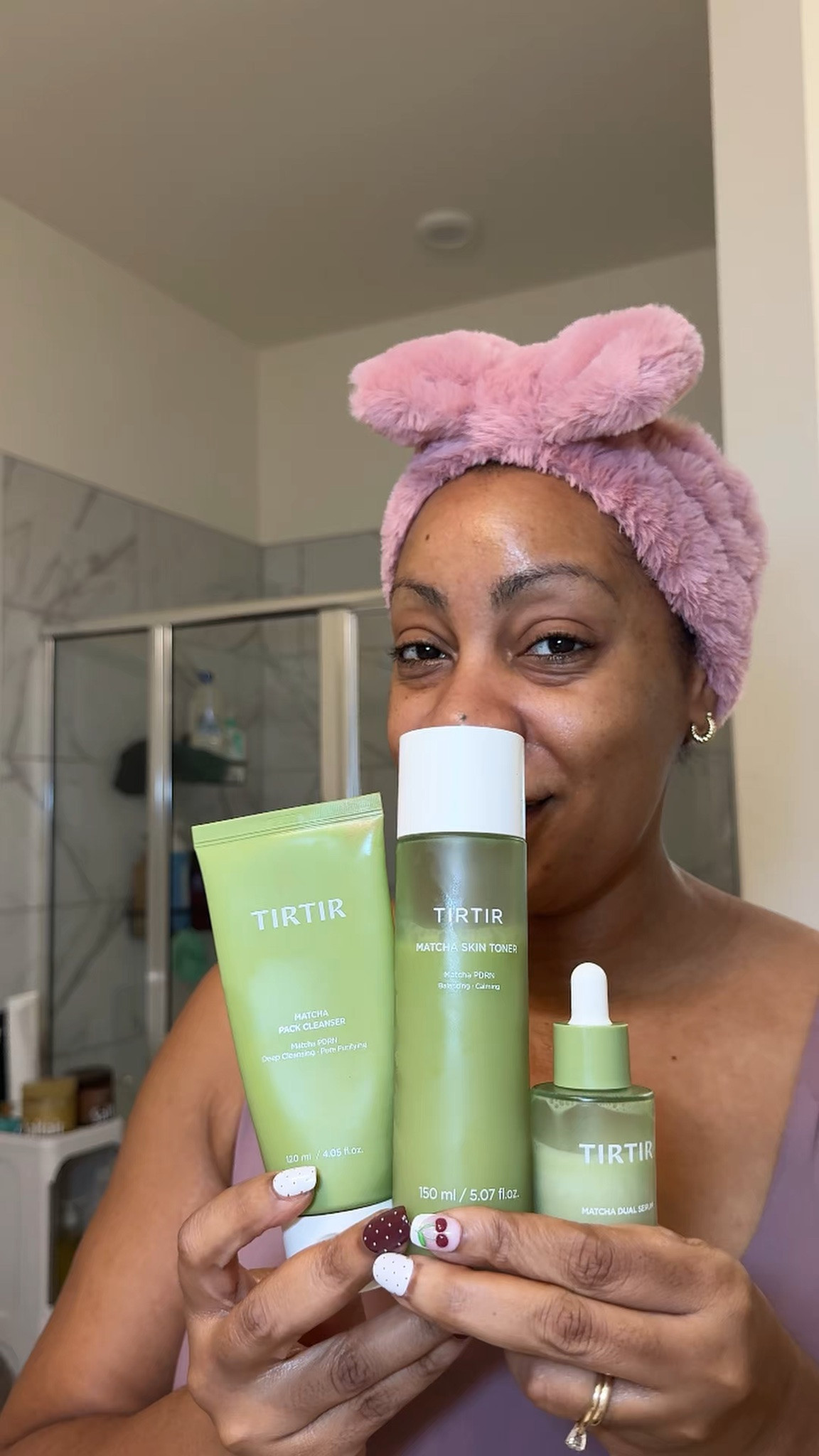 Love these Tirtir matcha PDRN skincare products for my acne prone combination skin

#LTKBeauty #LTKOver40 #LTKmorningroutine