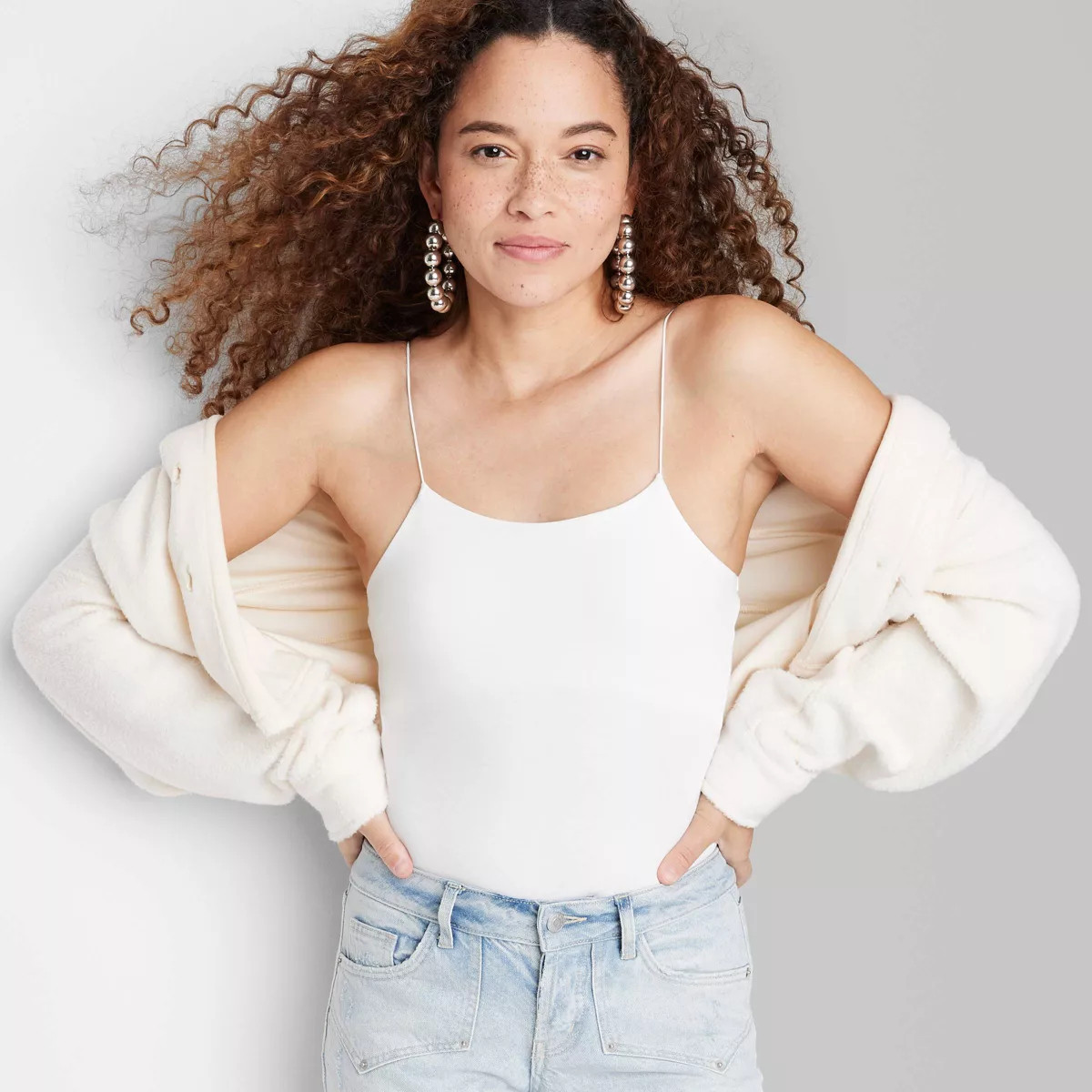Women's Bodysuit - Wild Fable™ White XS | Target