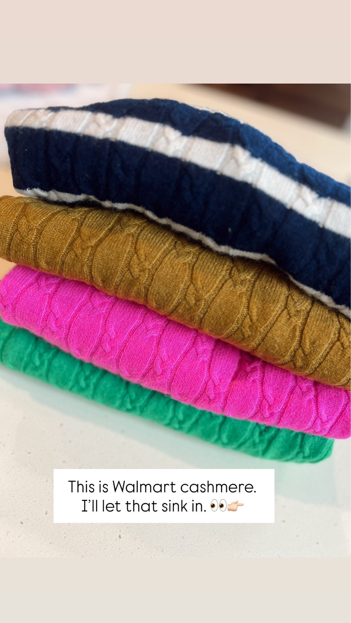 ✨Tap the bell, save and ❤️ start here over 40 fashion, midlife style, midsize fashion and luxury looks for less.  

This is Walmart cashmere. I’ll let that sink in. 👀

👑 Helping you look good, feel good.-Lindsey Denver   Check back daily for belly-friendly style, confidence, and Outfit Physics™.

#LTKOver40 #LTKPlusSize #LTKMidsize