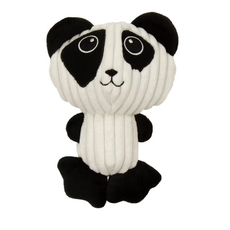 TrustyPup Silent Squeak Big Head Panda Dog Toy - M | Target