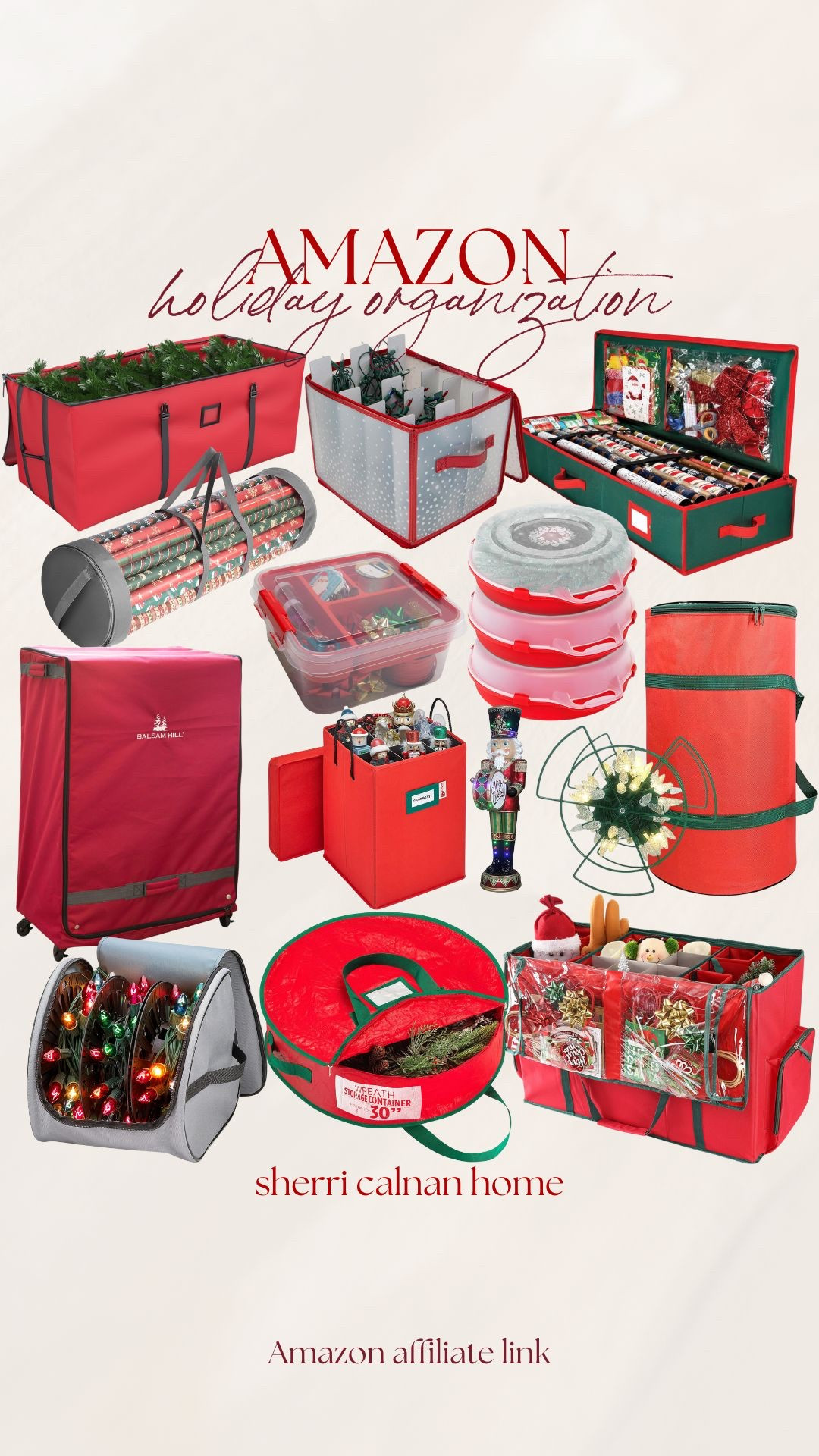 Amazing Christmas decor storage solutions! Amazon holiday decor finds, viral Christmas tree storage, Christmas tree storage, holiday wreath storage, Christmas light storage, holiday decor storage, Sherricalnanhome 

#LTKFindsUnder50 #LTKFindsUnder100 #LTKHoliday