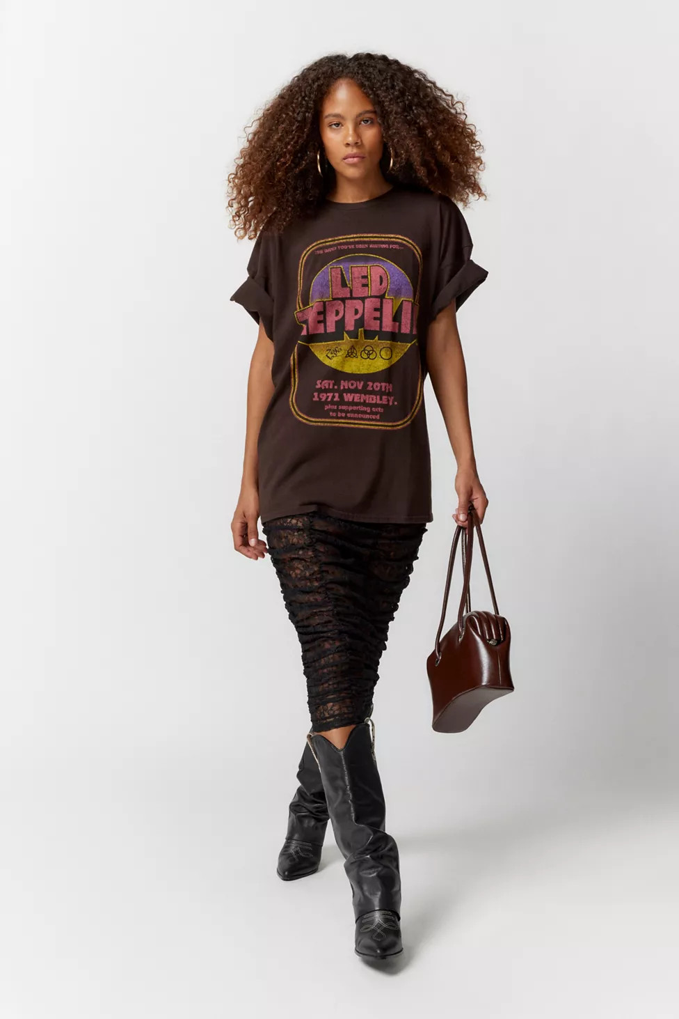 Led Zeppelin T-Shirt Dress | Urban Outfitters (US and RoW)