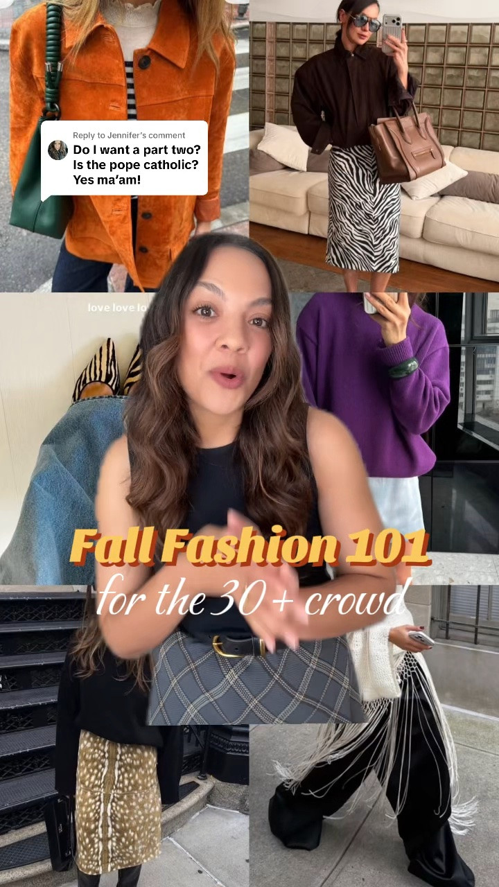 Fall fashion trends!

1. We are going to be seeing a lot of fringe, whether that be fringe bags, fringe belts, fringe, scarves, or fringe jackets, or sweaters.

2. Animal print, especially zebra print and deer print, are going to be huge this fall. Love to see animal, print shoes, bags, and accessories, and coats as well.

3. Colour is going to be huge this season! Seeing a lot of suede jackets in various colors. Lots of the colour purple, and lots of chartreuse and other bright colours as well. 

￼

#LTKfall #LTKstyletip #LTKcanada
