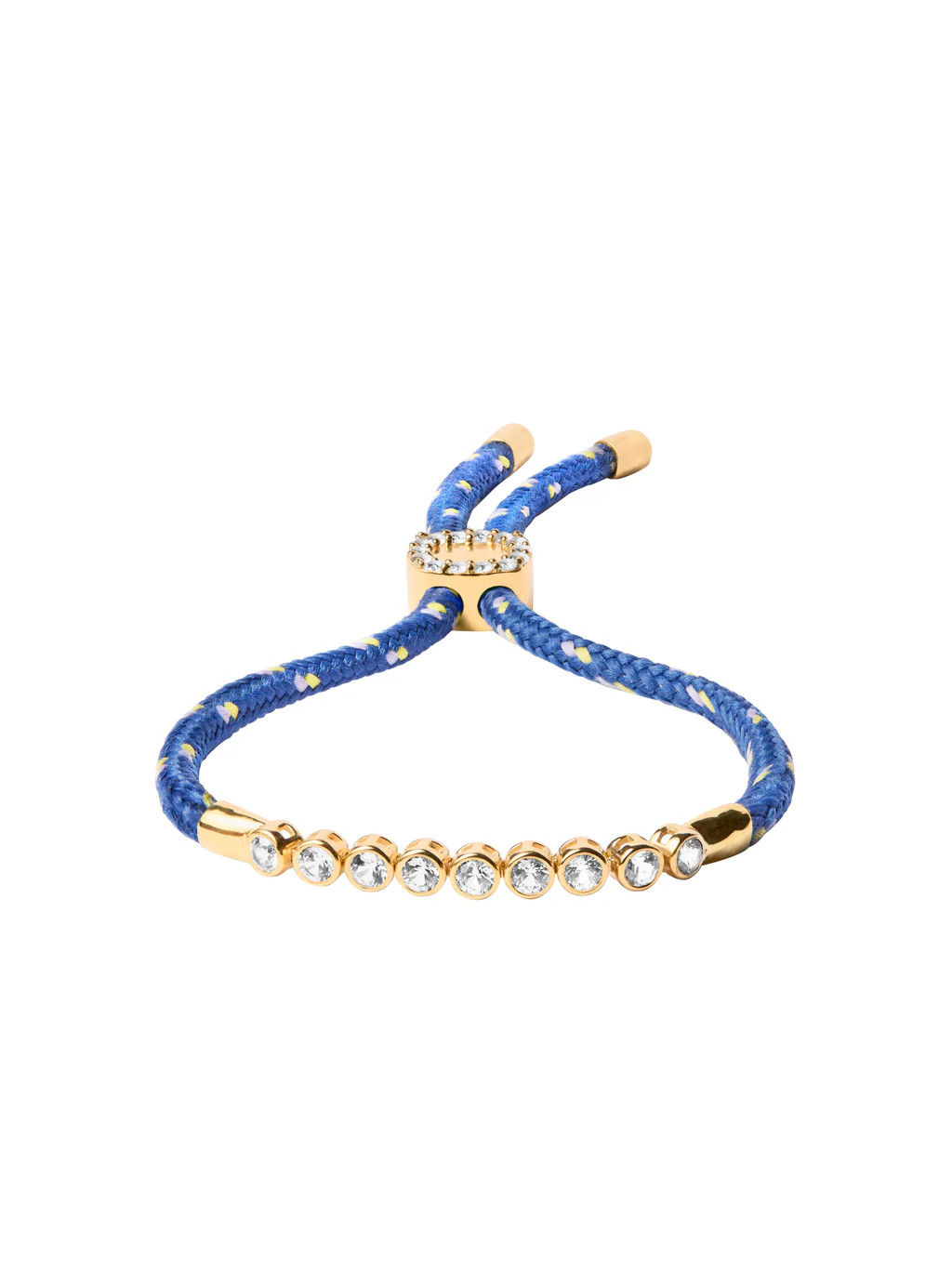 JAMES BEZEL BLEU PARACORD BRACELET, GOLD | Dorsey