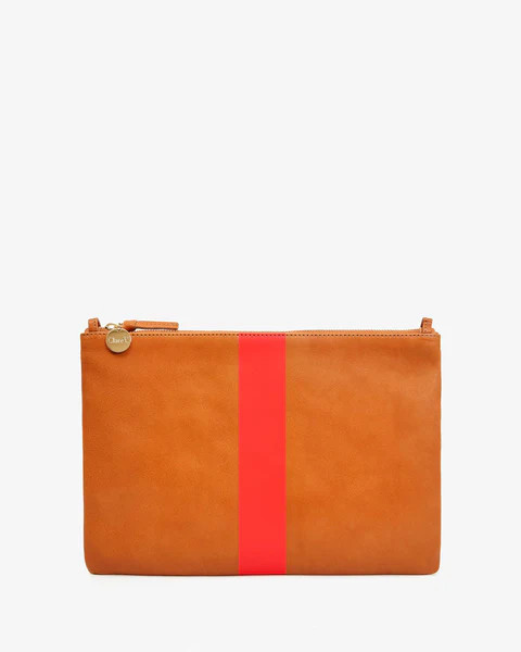 Flat Clutch w/ Tabs | Clare V.