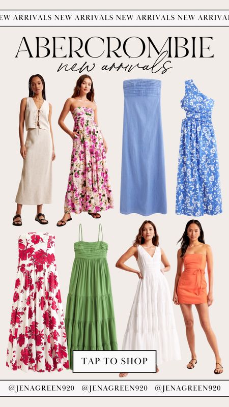 Abercrombie New Arrivals | Vacation Outfits | Vacation Dresses 

#LTKstyletip #LTKfindsunder100 

#LTKSeasonal