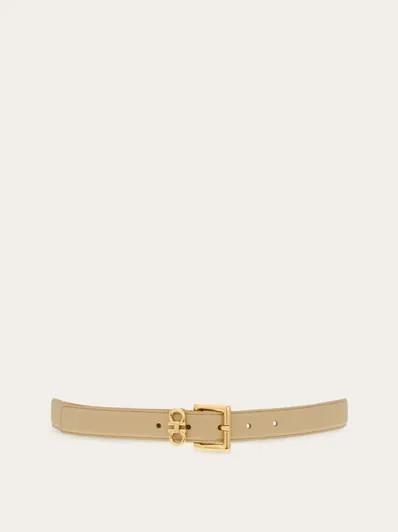 Double Gancini fixed belt | Ferragamo