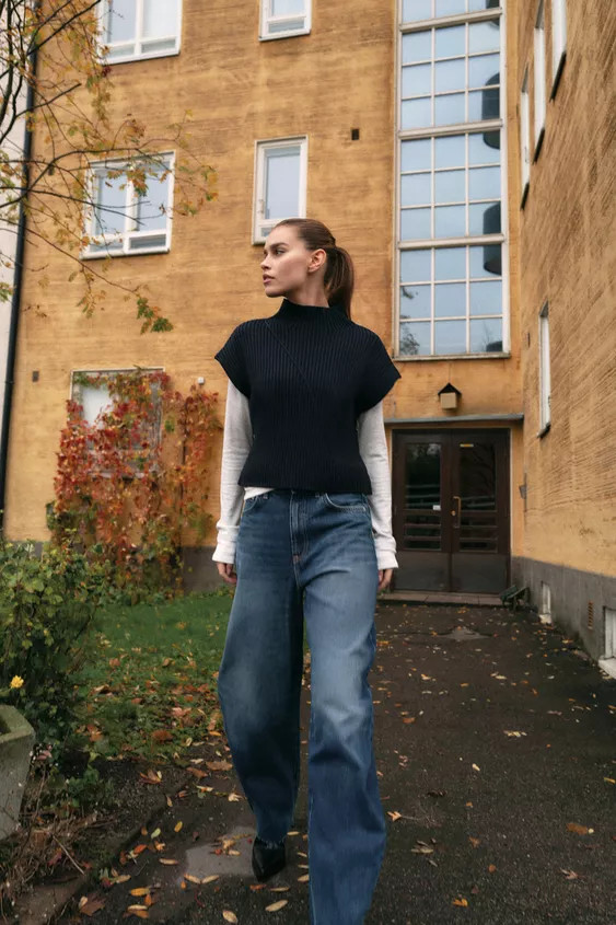 HIGH-WAIST TRF BARREL JEANS | Zara UK