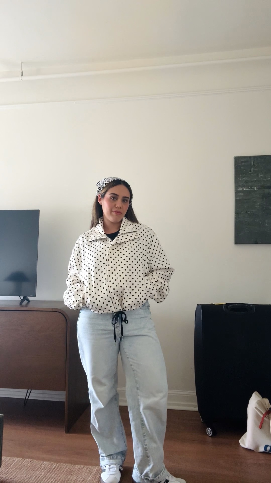 Loving this polka dot jacket!

#LTKMothersDay #LTKdayinmylife #LTKPetite