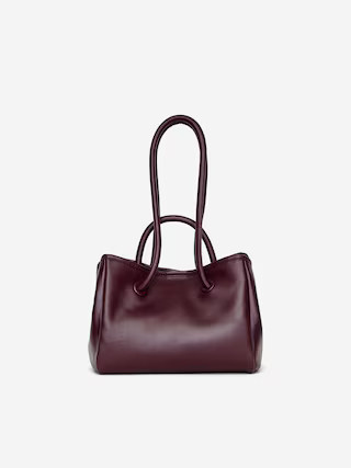 Crossbody Leather Bag – Dark Red – Women – ARKET GB | Arket UK