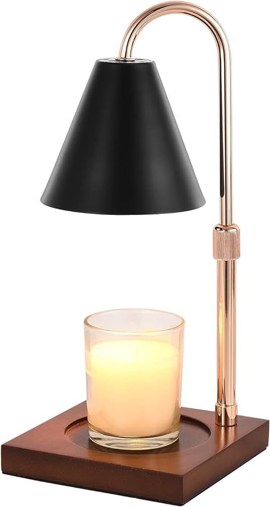 Woderdeng Dimmable Candle Warmer Lamp - Height Adjustable Electric Candle Wax Warmer Lamp with 2 ... | Amazon (US)