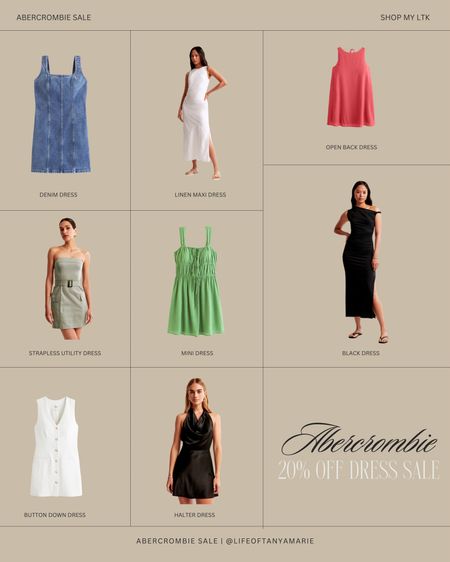 Sale Alert | Grab summer dresses at Abercrombie this weekend. #Sale #Dresses 

#LTKMidsize #LTKGiftGuide #LTKSaleAlert