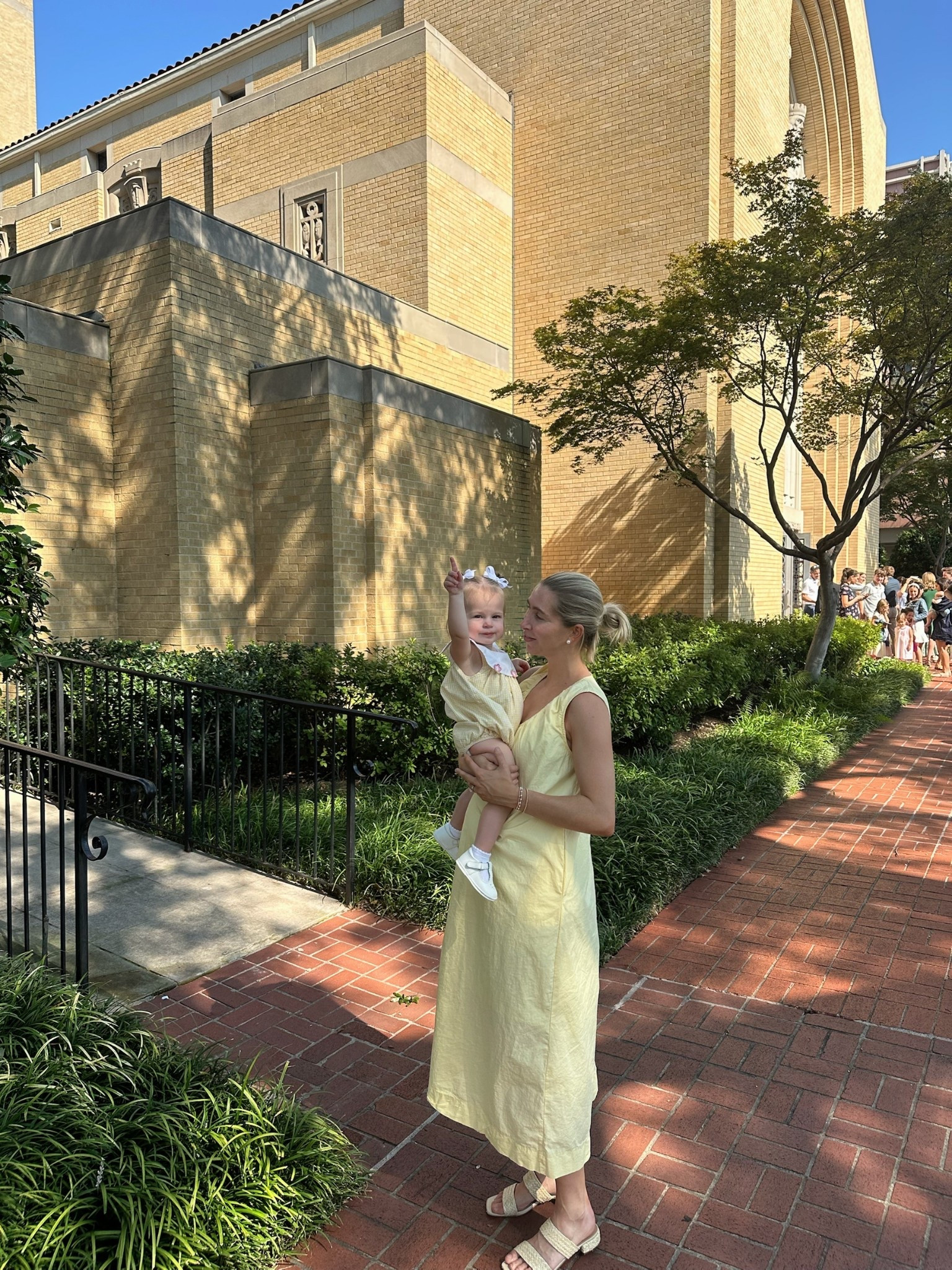Church fit and matching with my girl on purpose💛

#LTKBump #LTKFindsUnder50 #LTKBaby