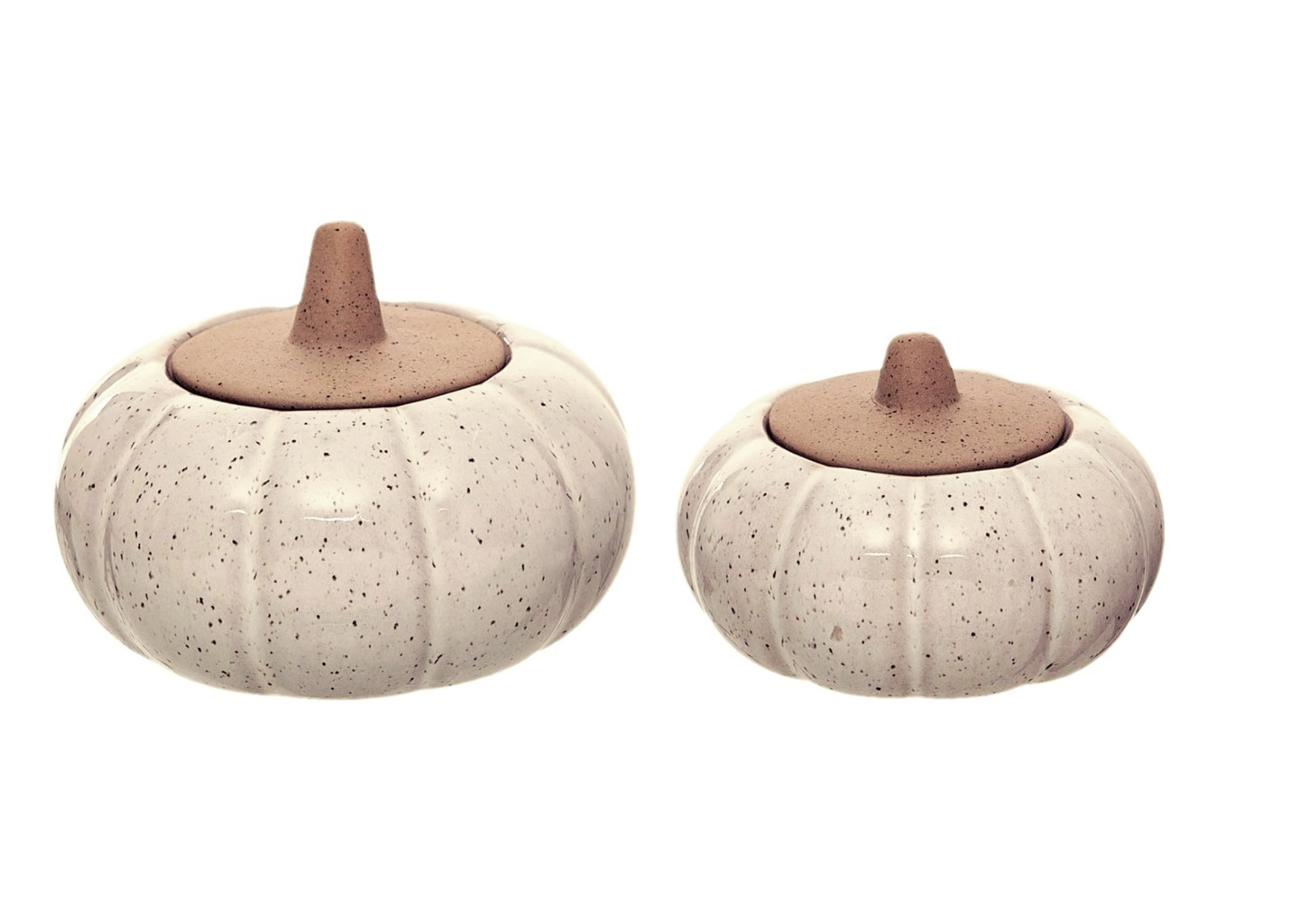 Ceramic Beige Doll Pumpkin Set Of 2 | Walmart (US)