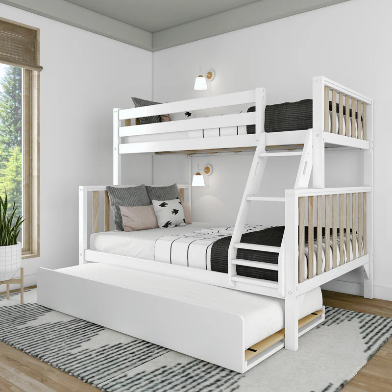 Scandinavian Twin Over Full Bunk Bed | max & lily