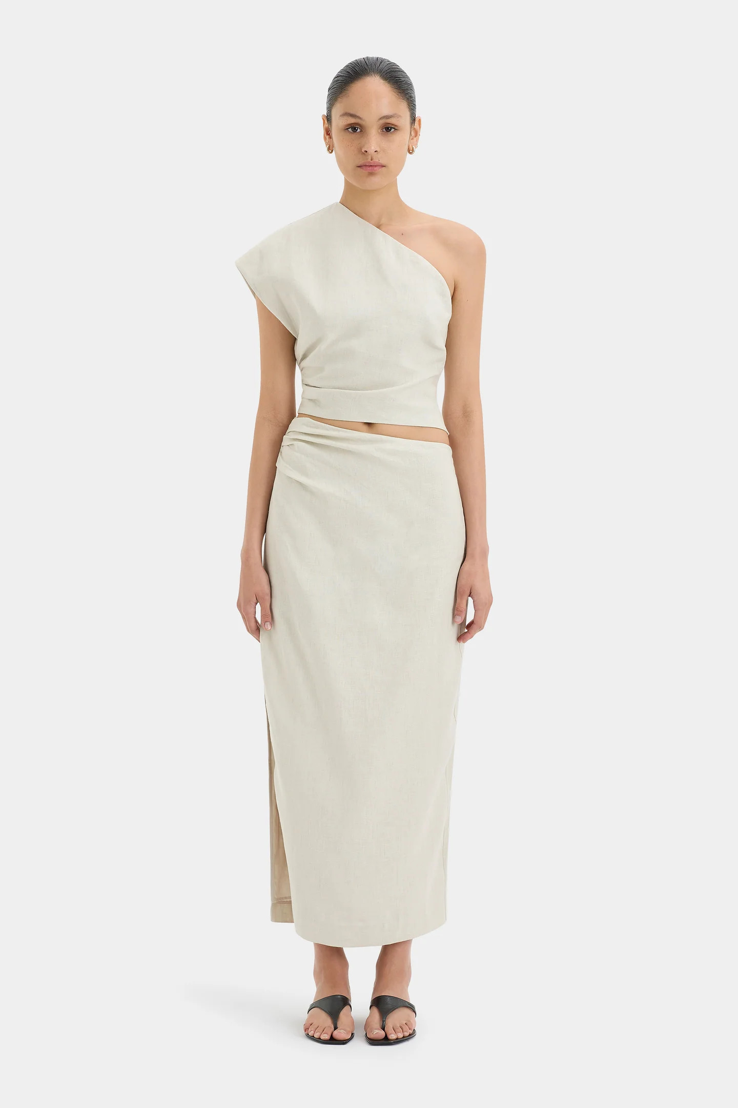 Affogato Asymmetric Midi Skirt | Sir The Label (ANZ)