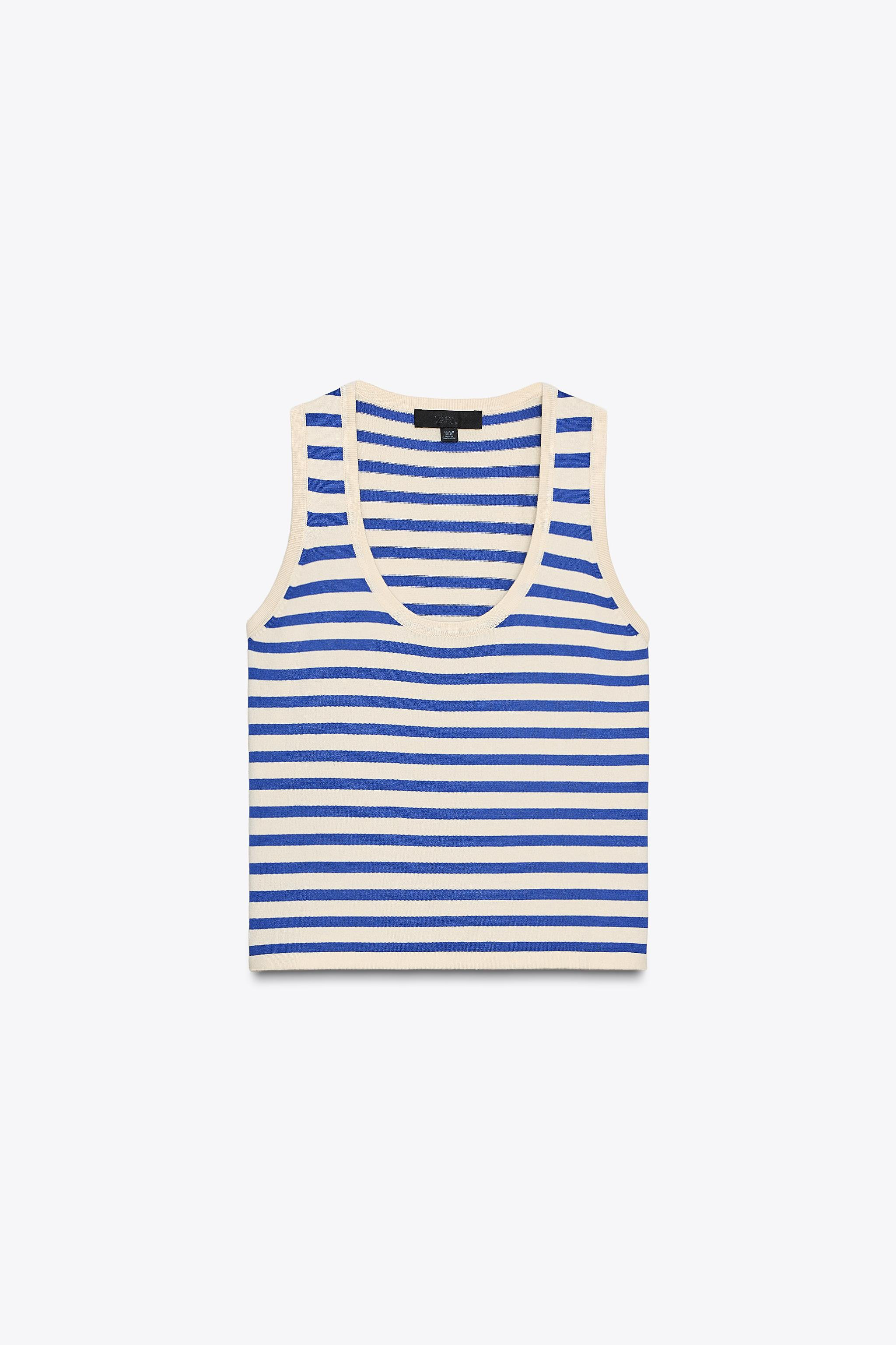 STRIPED KNIT TOP | Zara US