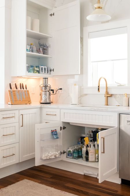 Under the sink organization and storage solutions. Organized by Graceful Spaces! 

#LTKfamily #LTKunder50 #LTKhome
