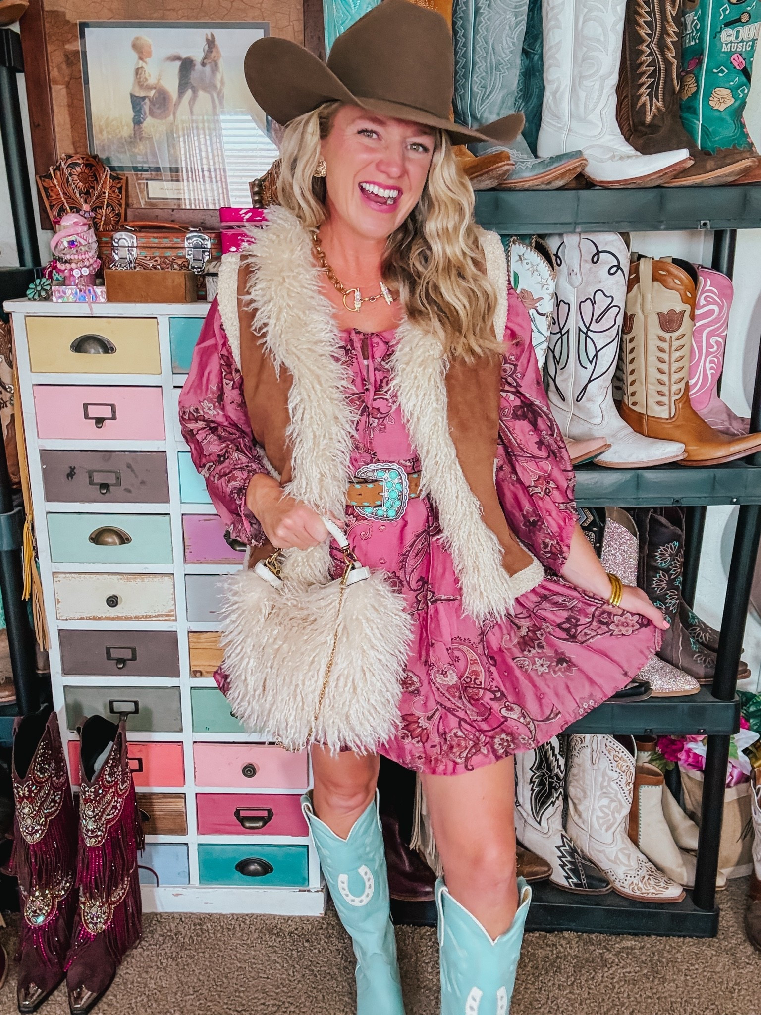 Walmart Fall New Arrivals! Check out this amazing western outfit from Walmart! This fall dress, faux fur vest and purse are perfect for any fall activity! 

Walmart fashion, Walmart finds, Western Fashion, Western Style,Fall Dress, Walmart try-on, affordable fashion, Mom Outfits, Anthropologie Lookalike, Walmart outfits, Walmart style, Everyday Style, cotton clothing, matching sets, Summer to Fall Style, Fall Dress Style

#LTKmomlife #LTKootd #LTKWedding