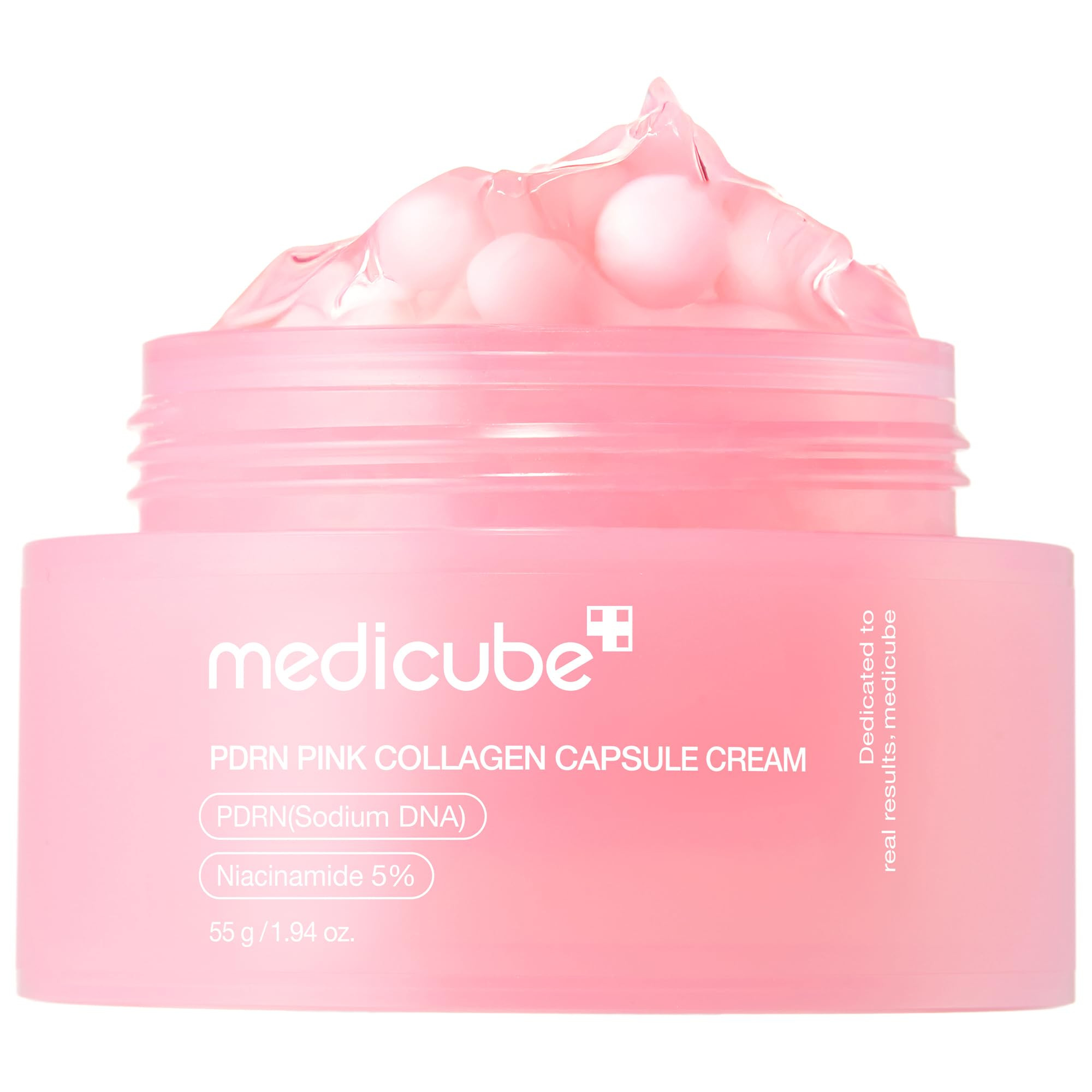 medicube Salmon DNA PDRN Pink Collagen Capsule Cream, Face Moisturizer | Lightweight Moisturizing... | Amazon (US)