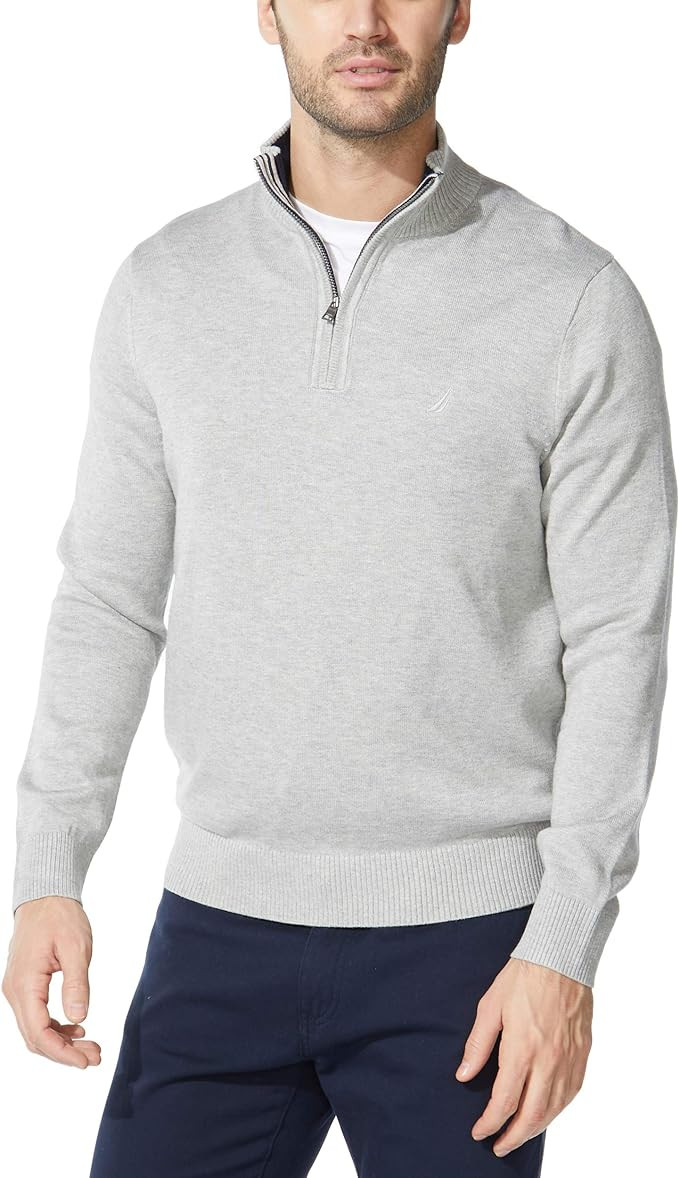 Nautica Men's Quarter-Zip Sweater | Amazon (US)